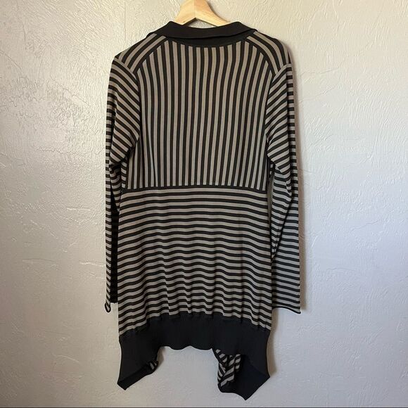 Annette Gortz Striped Long Cadigan - Picture 3 of 5